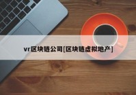 vr区块链公司[区块链虚拟地产]