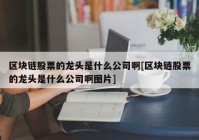 区块链股票的龙头是什么公司啊[区块链股票的龙头是什么公司啊图片]